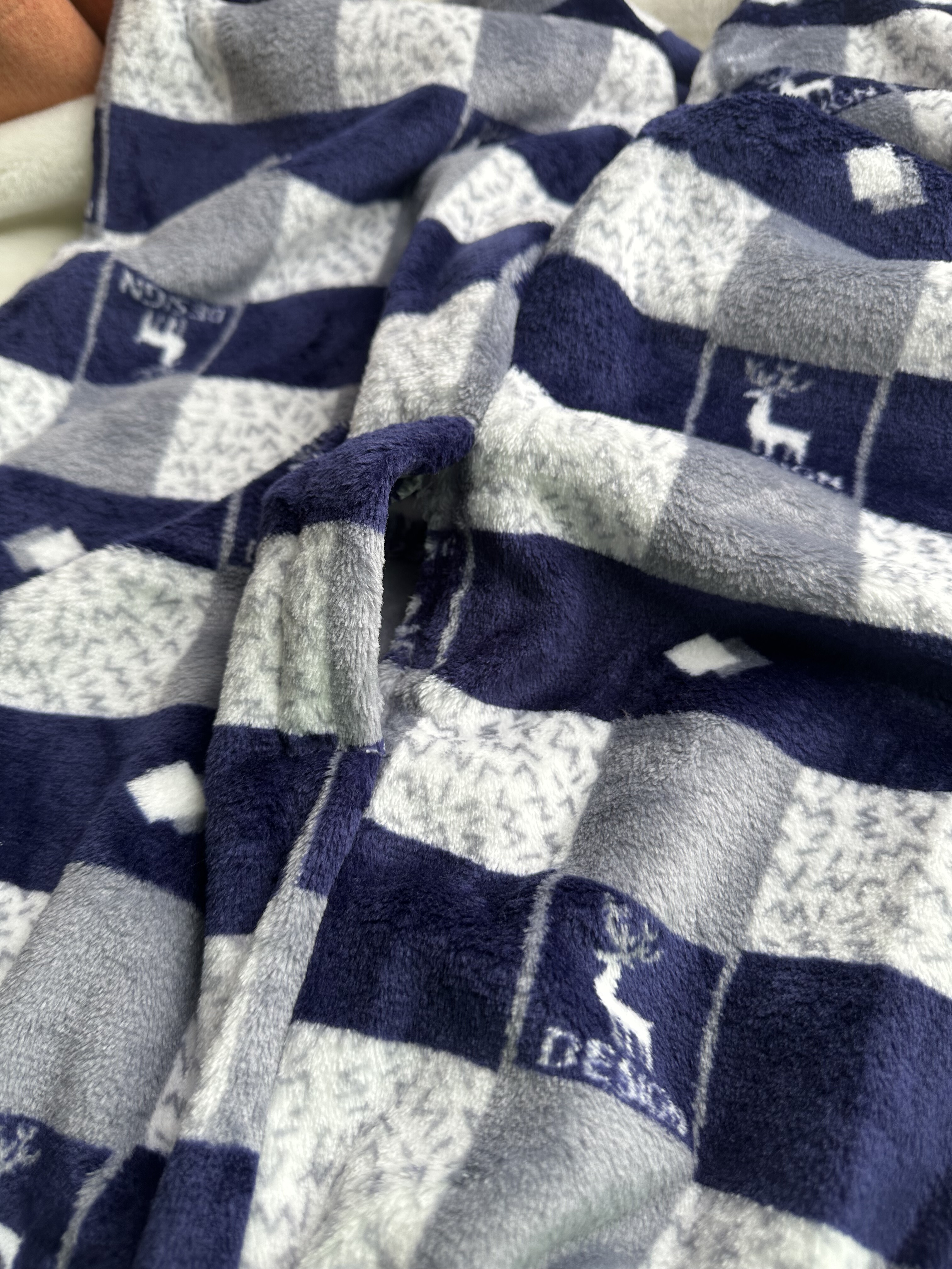 开门襟男士睡裤加厚长裤法兰绒春秋冬爸爸老人睡裤居家裤前开口