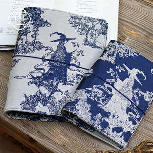 真我 复古魔法ins手账本手帐手工布书衣日记笔记本a5a6 森林女巫