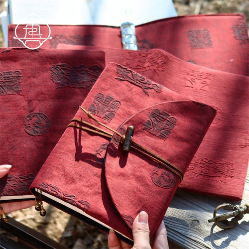 真我瑞兽非遗油丝香云纱手帐书衣