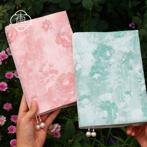真我苏锦玫瑰非遗桑蚕丝手帐本