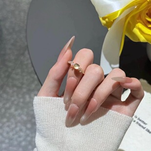 s925戒指女款时尚百搭饰品潮流国风简约招财转运珠戒指合集