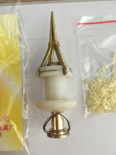 绑皮筋颗粒夹子红虫蚯蚓活饵橡皮圈套上饵器纯铜钓鱼夹子颗粒皮筋