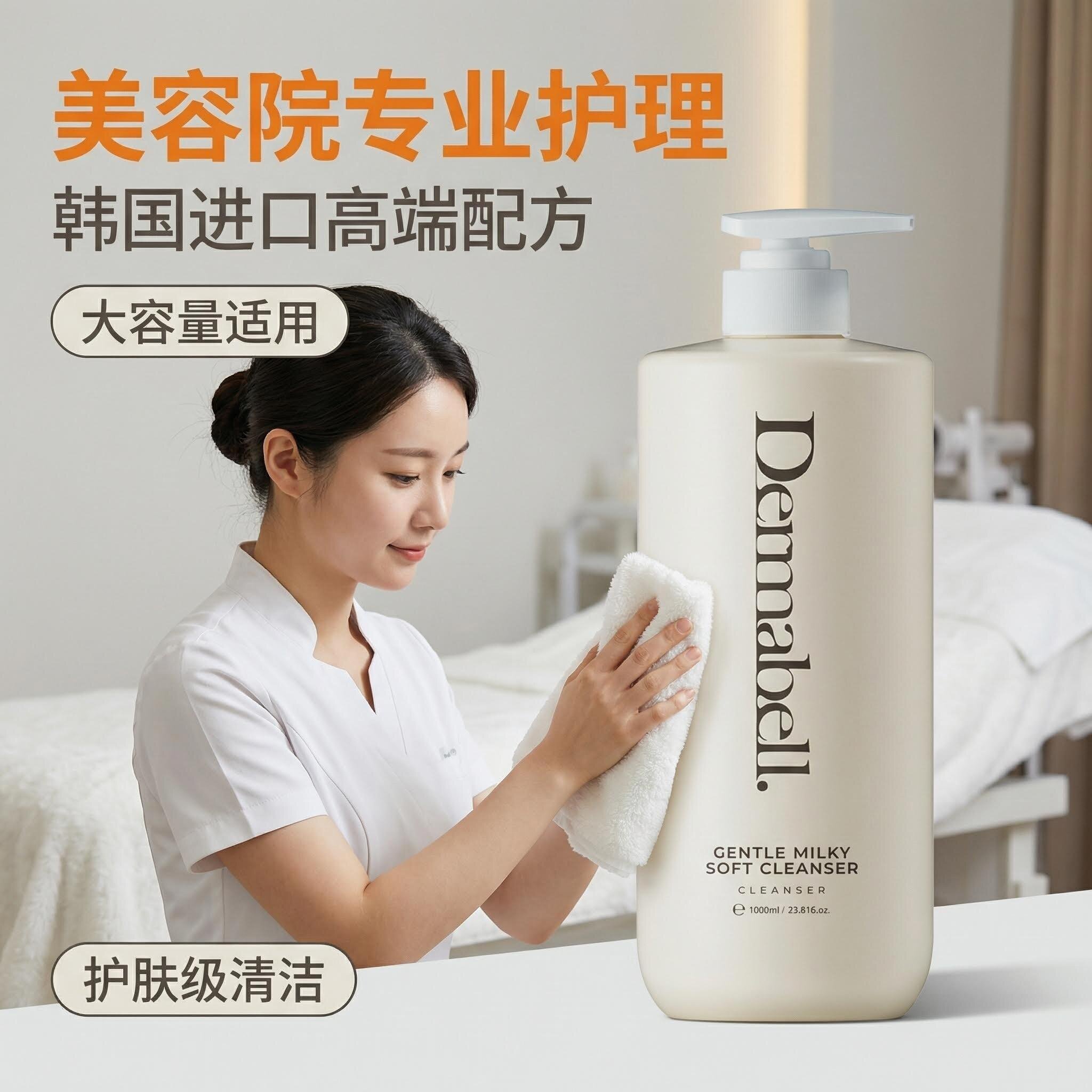德玛贝尔温和卸妆乳 温和无刺激深层清洁毛孔舒缓敏感肌卸妆