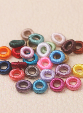 手工编织圆满结线圈diy手绳项链饰品定位线环高品质6mm无痕线圈