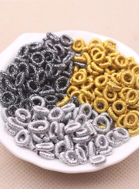 手工DIY脚链饰品配件金线线圈