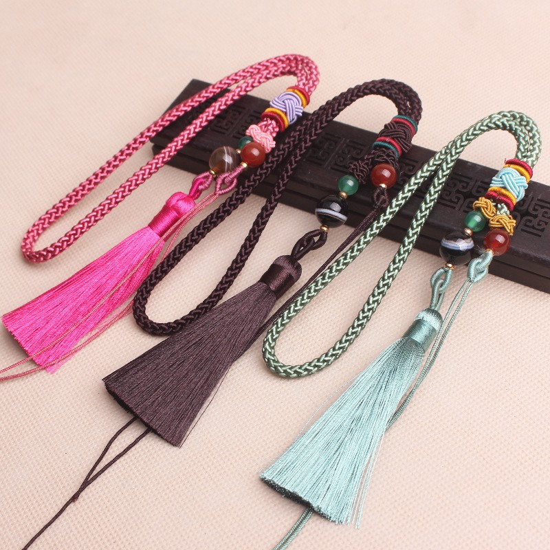 流苏组合手把绳蜜蜡文玩饰品配件