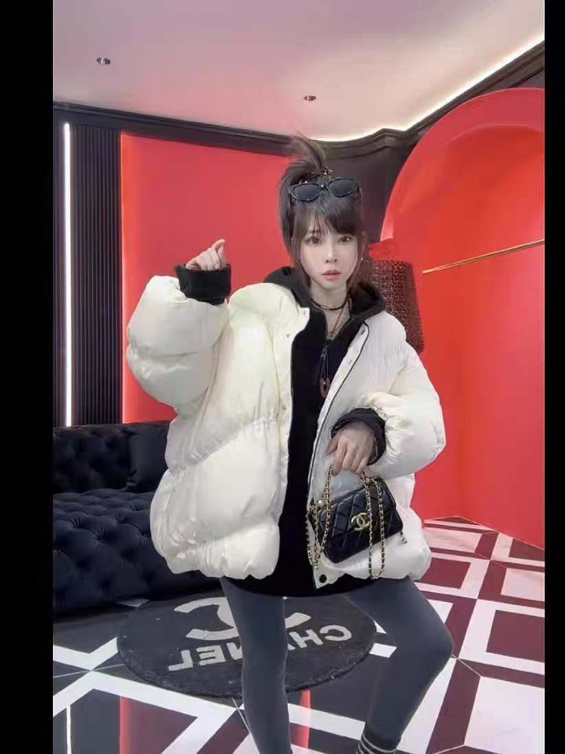 抖音茉茉哒同款云朵短款羽绒服女冬季新款时尚洋气小众设计感9884