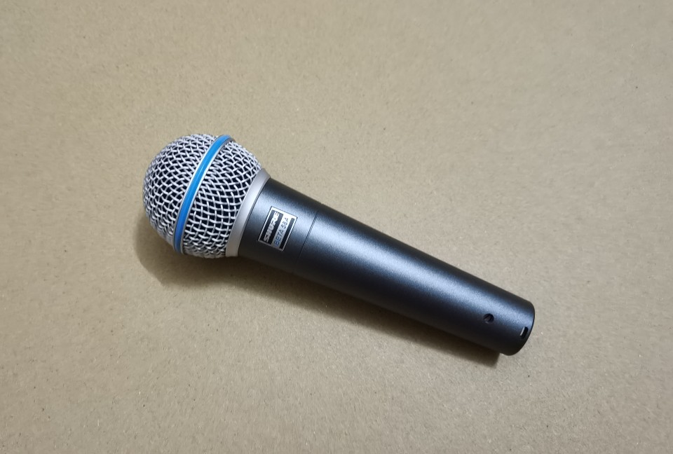 Shure/舒尔 BETA58A动圈有线话筒唱歌直播录音舞台演出专业麦克风 影音电器 麦克风/话筒 原图主图