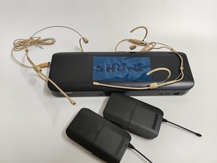 无线麦克风无线双领夹头戴电容采访麦克一拖二 BLX188 Shure 舒尔