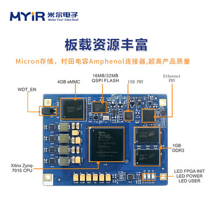 米尔 XILINX核心板 FPGA开发板 ZYNQ 7000 7015 MYC-C7Z015