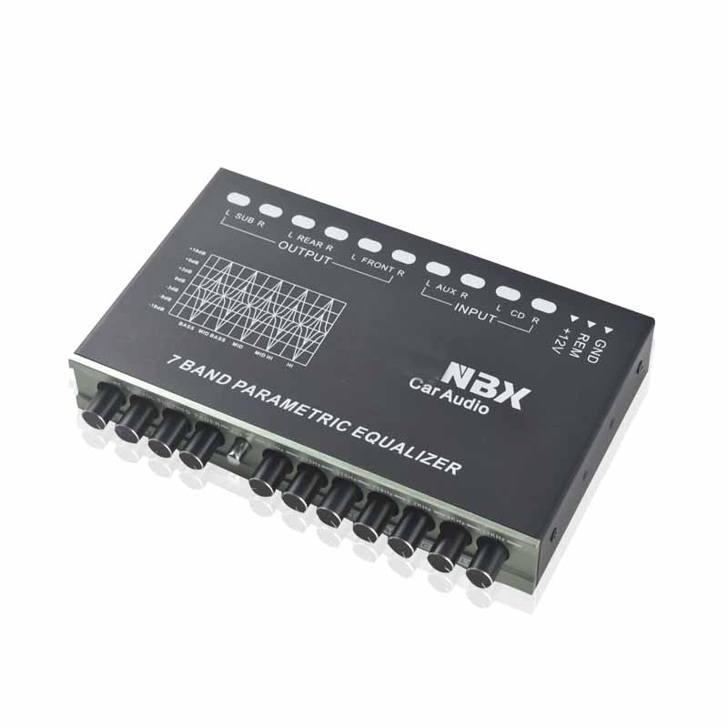 汽车音响功放均衡器7段eq前级放大器发烧友音响效果器4.1声道dsp