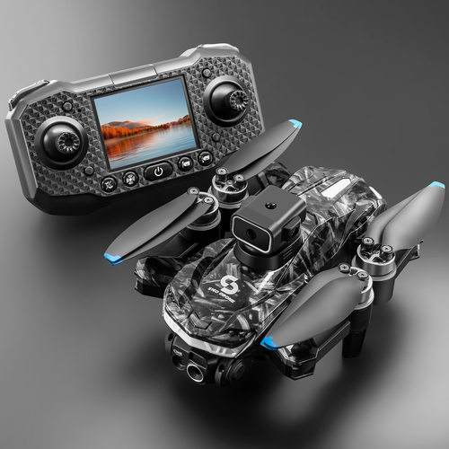 S160无刷飞行器智能避障屏控航拍无人机LCD Screen Control Drone