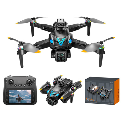 V188 MAX无人机带屏遥控器光流航拍飞行器遥控飞机玩具 Airplane