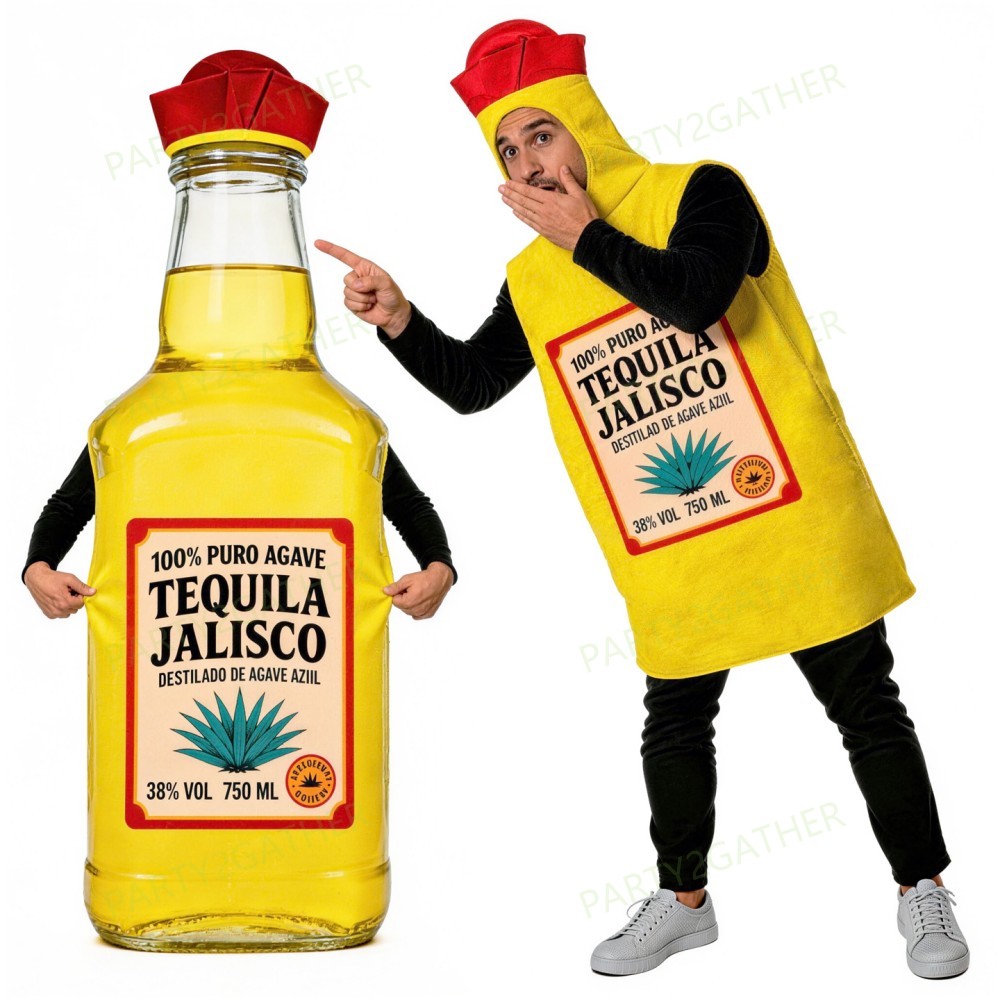 成人龙舌兰酒瓶COS人偶服万圣节