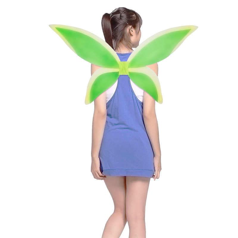 成人蝴蝶翅膀百变小樱奇妙仙子精灵翅膀道具 装扮花仙子绿色翅膀