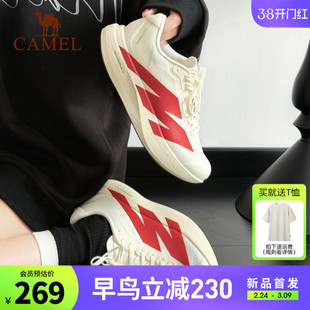 骆驼碳5K户外厚底碳板慢跑鞋女网面透气减震跑鞋超轻百搭运动鞋