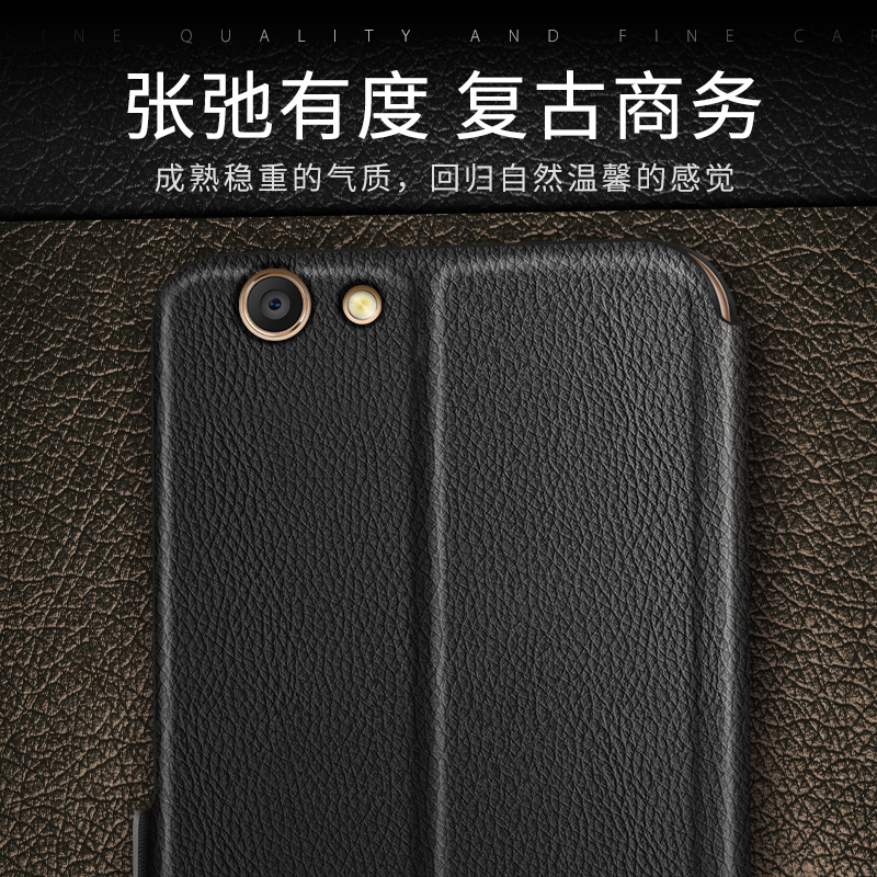 oppoA3手机壳A83保护皮套a59翻盖式A57商务m男款a59s女全包t防摔k