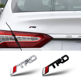 适用福特江铃长城炮越野SUV皮卡丰田个性 TRD车标金属3D立体贴 改装