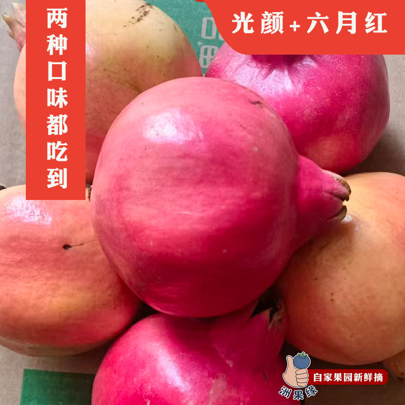洲果缘蒙自石榴籽粒饱满新货头茬现摘现发当季精选蒙自石榴