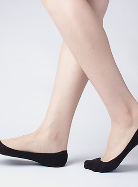隐形袜女超浅口硅胶防滑船袜单鞋袜子夏季薄款纯棉防臭低帮女短袜