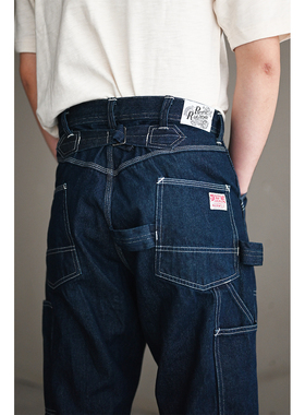 NAOB 11.5oz丹宁铁路工作裤双膝裤牛仔裤DENIM 102 TROUSERS
