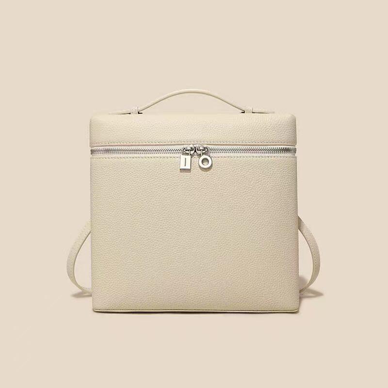 Loro包包女2025新款LP双肩包时尚简约背包韩版轻奢大容量饭盒