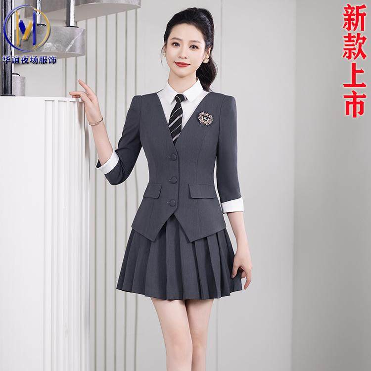 partyk2026新款ktv夜场公主DJ百褶裙酒吧dj夜总会包厢服务员工服