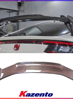 适用本田FL5 思域TYPE R 干碳纤维尾翼改装 Modulo款轻量化定风翼