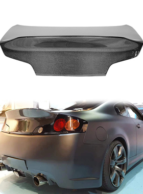 适用英菲尼迪Infiniti G35 碳纤维尾箱盖改装 KZ款带压尾后备箱盖