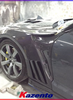 适用日产战神GTR 尼桑R35 碳纤维改装件 VARIS前叶子板头沙板替换