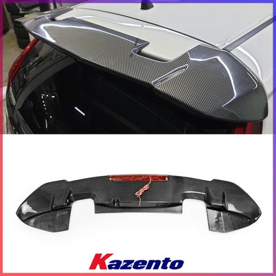 本田GK5碳纤维RS款扰流顶翼加装