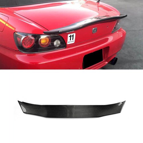 S2000碳纤维K1后扰流压尾翼加装