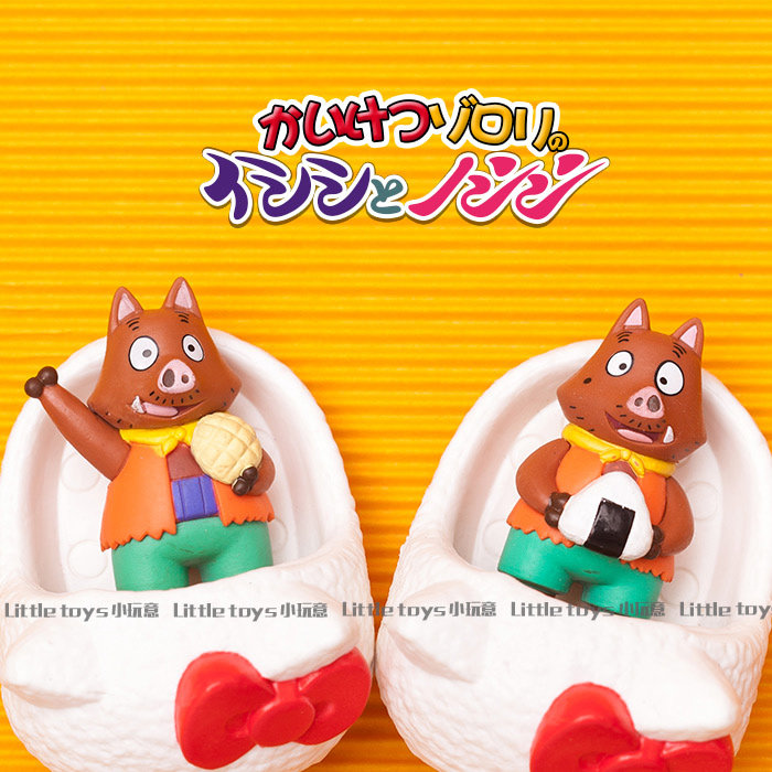 散货 山猪兄弟 伊猪猪鲁猪猪 野猪双胞胎 日本经典动漫 摆件