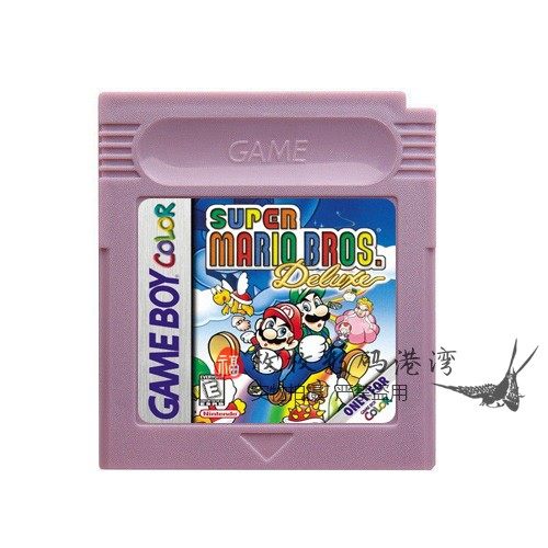 GBC游戏卡带 顶蘑菇 超级玛丽 Super Mario Bros. 英文 芯片记忆