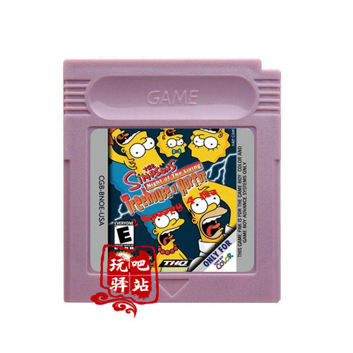 GBC游戏卡带 辛普森一家 Simpsons  英文版