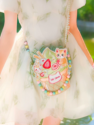 彩云印记 Милая сумка через плечо, ханьфу, с вышивкой, стиль Лолита