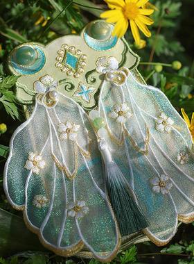 彩云印记【宁蝉之夏】2025春款汉服包包国风淑女旗袍可爱手机包