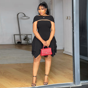 women's tight fitting, hip hugging short skirt, street dress