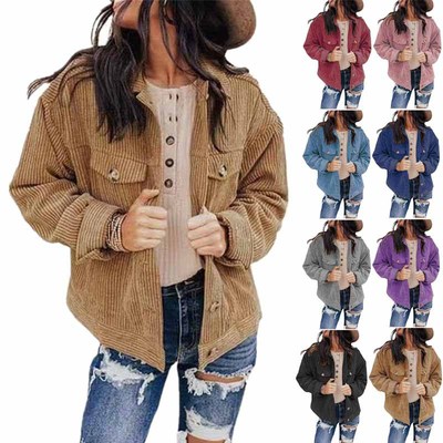 Autumn and winter women's jacket top cardigan loose knit top