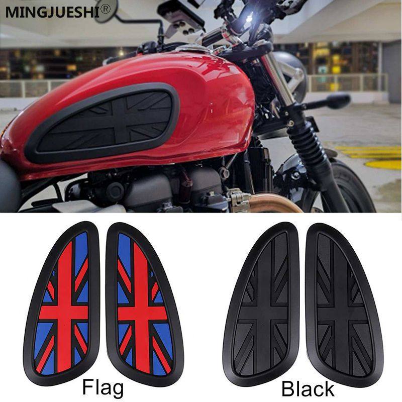 凯旋Bobber/T100/T120/Street Twin复古彩色油箱贴鱼骨贴防滑侧贴