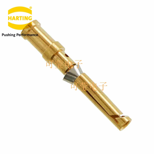 哈丁HARTING 09150006221 冷压母针CDGF-1.5镀金10A 航空插头风电