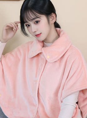 肩周炎保暖护肩睡觉专用保暖护头护脖护肩绒披肩防防寒围脖加厚