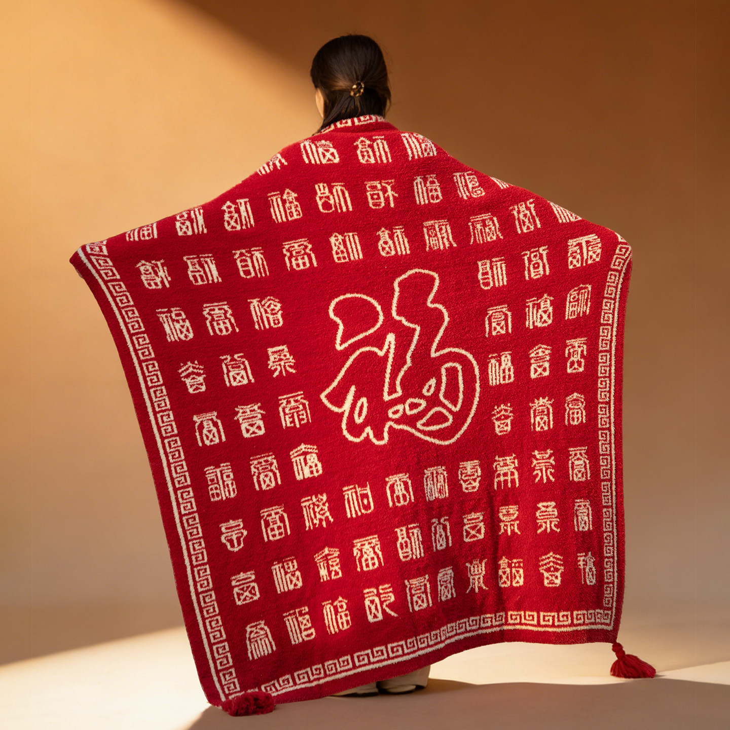 2025新款百福毯半边绒冬加厚小毯子沙发毯办公室圣诞新年生日礼物,床上用品,休闲毯/毛毯/绒毯,淘宝优惠券,粉丝福利购,淘宝优惠卷