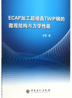 ECAP加工超细晶TWIP钢的微观结构与力学性能 王雷 正版书籍