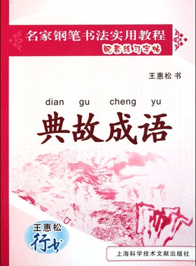 典故成语(王惠松行书)/名家钢笔书法实用教程配套练习字帖