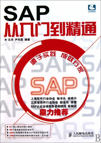 SAP从入门到精通 附盘 SAP系统项目实施与管理一本通ERP软件设计案例教程财务高效办公捷径 SAP软件初学书