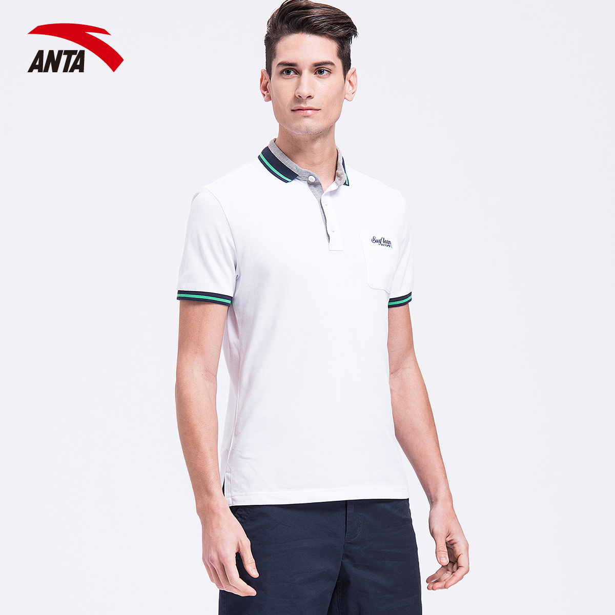 Polo sport homme ANTA en CVC - Ref 555321 Image 2