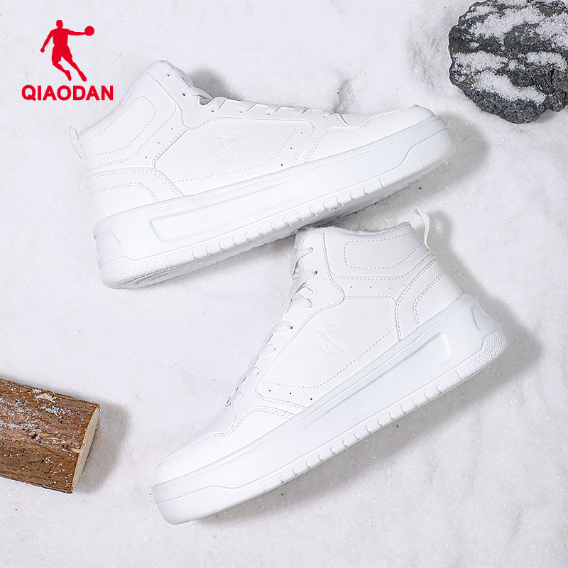 乔丹保暖加绒棉鞋官方正品