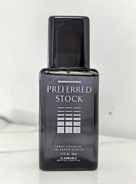 Coty科蒂preferred stock优先股男士香水50ml小众香 中性木质调