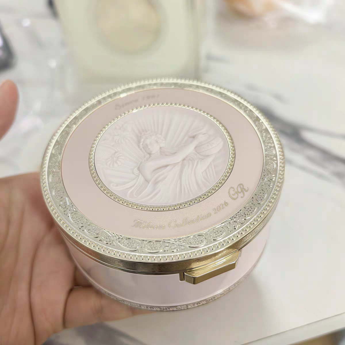 嘉娜宝2026限定复刻版天使蜜粉饼GR版30g定妆粉 盒+芯+粉扑一套